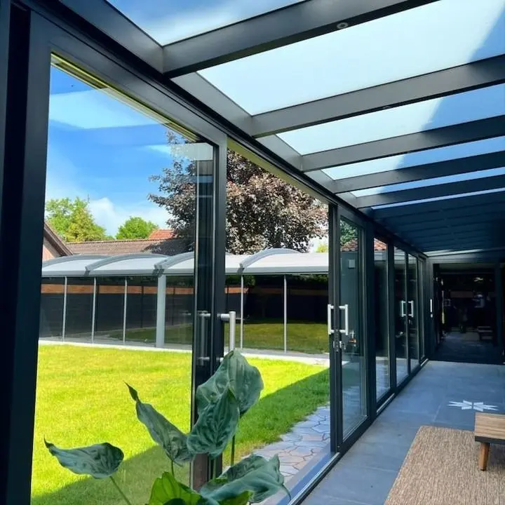 EG Glazen schuifwand steellook