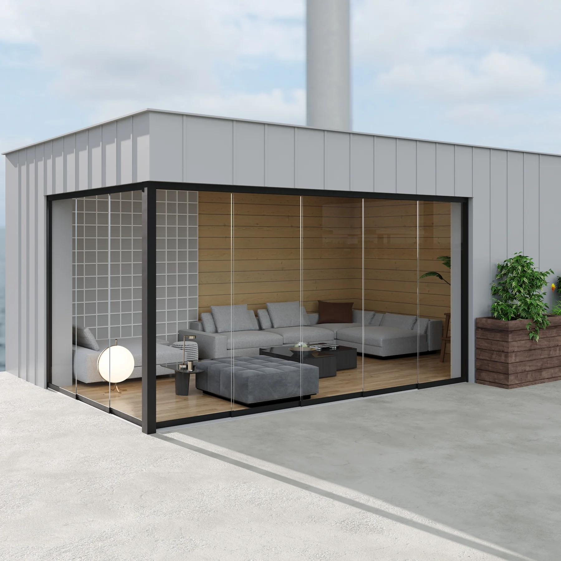 Veranda kleine tuin